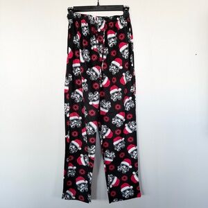 STAR WARS Santa Storm Troopers Fleece Cozy Sleep Lounge Pants Mens Size SMALL
